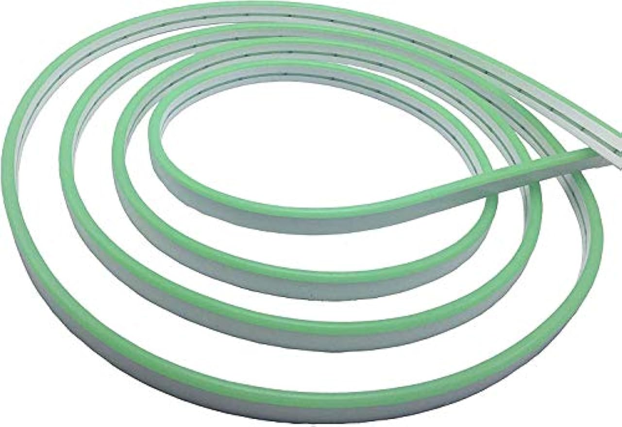 Green LED Neon Light DC12V Waterproof 16.4FT/5Meters