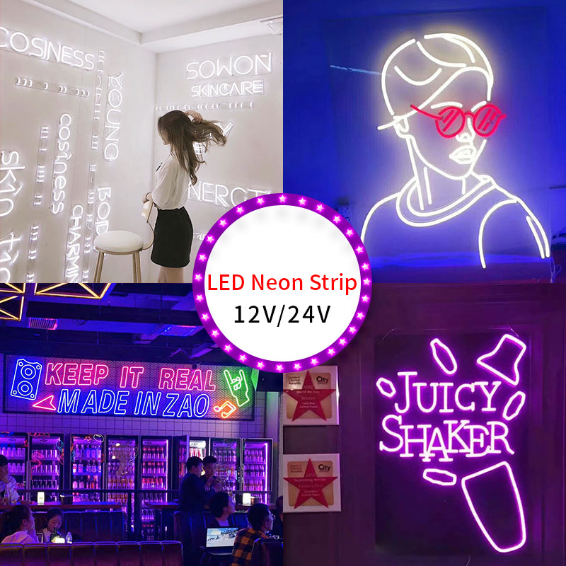 Neon Led Factory 6*12mm Decorative Lighting Waterproof Custome Led Neon Strip Light